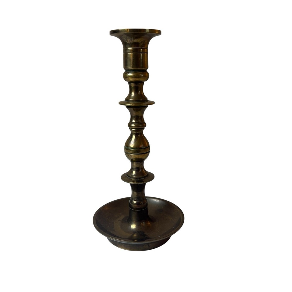 VTG Brass Beehive Candlestick Candle Holder Home Decor